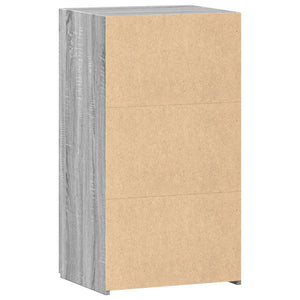 Ραφιέρα Γκρι Sonoma 50x42,5x93 εκ. από Επεξεργασμένο Ξύλο - Pakobazaar
