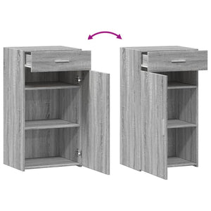 Ραφιέρα Γκρι Sonoma 50x42,5x93 εκ. από Επεξεργασμένο Ξύλο - Pakobazaar