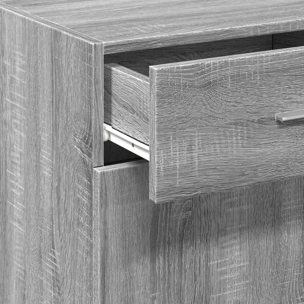 Ραφιέρα Γκρι Sonoma 50x42,5x93 εκ. από Επεξεργασμένο Ξύλο - Pakobazaar