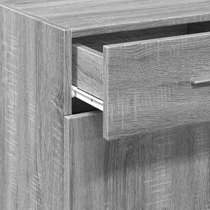 Ραφιέρα Γκρι Sonoma 50x42,5x93 εκ. από Επεξεργασμένο Ξύλο - Pakobazaar