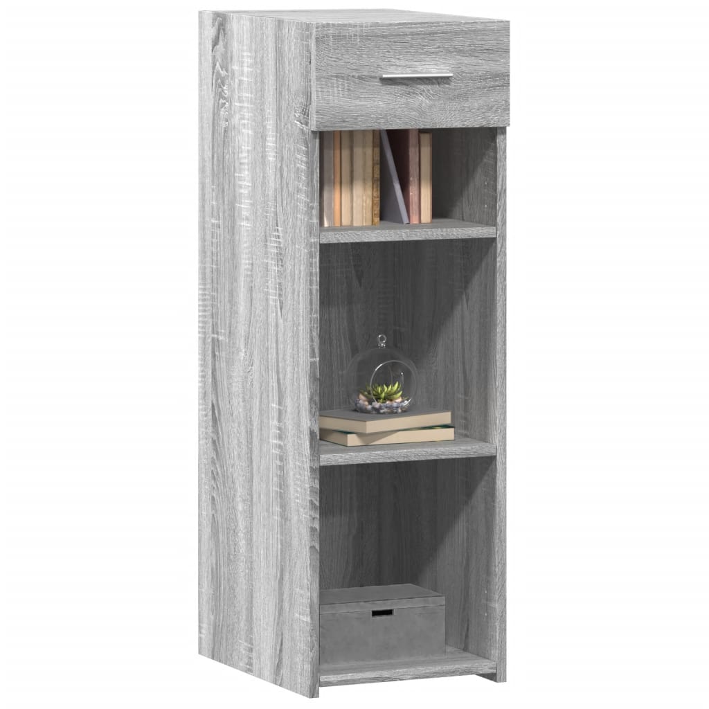 Ντουλάπι Γκρι Sonoma 30x42,5x93 εκ. από Επεξεργασμένο Ξύλο