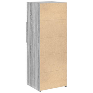 Ντουλάπι Γκρι Sonoma 30x42,5x93 εκ. από Επεξεργασμένο Ξύλο