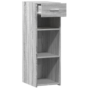 Ντουλάπι Γκρι Sonoma 30x42,5x93 εκ. από Επεξεργασμένο Ξύλο