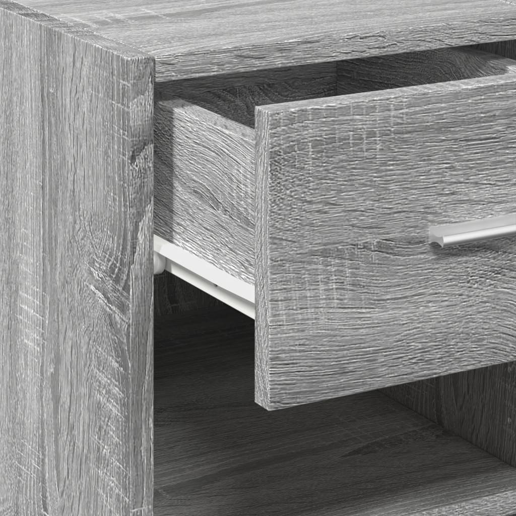 Ντουλάπι Γκρι Sonoma 30x42,5x93 εκ. από Επεξεργασμένο Ξύλο