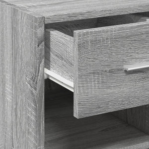 Ντουλάπι Γκρι Sonoma 30x42,5x93 εκ. από Επεξεργασμένο Ξύλο