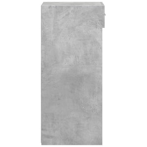 Ντουλάπι Γκρι Σκυροδέματος 40x42,5x93 εκ. Επεξεργασμένο Ξύλο - Pakobazaar