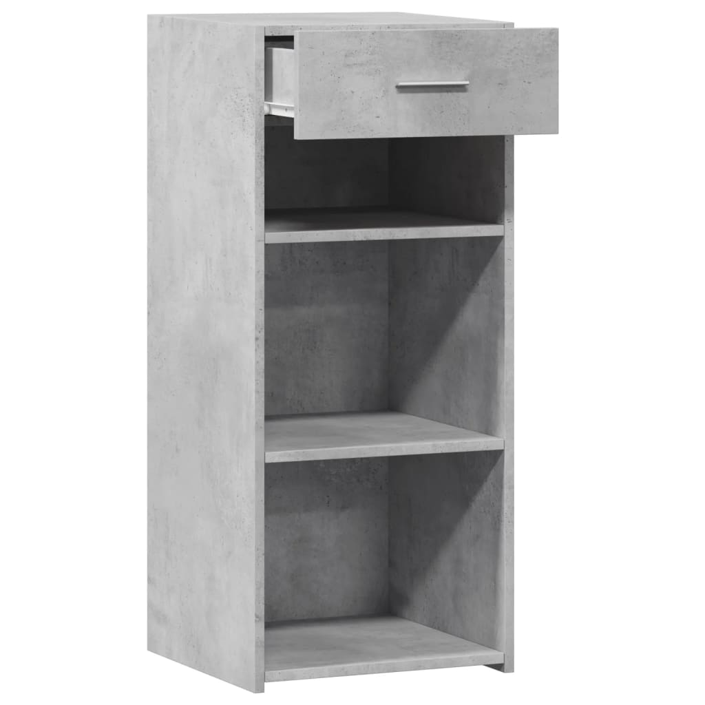 Ντουλάπι Γκρι Σκυροδέματος 40x42,5x93 εκ. Επεξεργασμένο Ξύλο - Pakobazaar