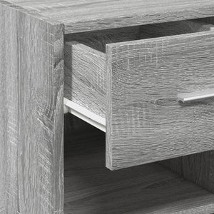 Ντουλάπι Γκρι Sonoma 40x42,5x93 εκ. από Επεξεργασμένο Ξύλο