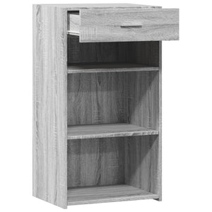 Ντουλάπι Γκρι Sonoma 50x42,5x93 εκ. από Επεξεργασμένο Ξύλο