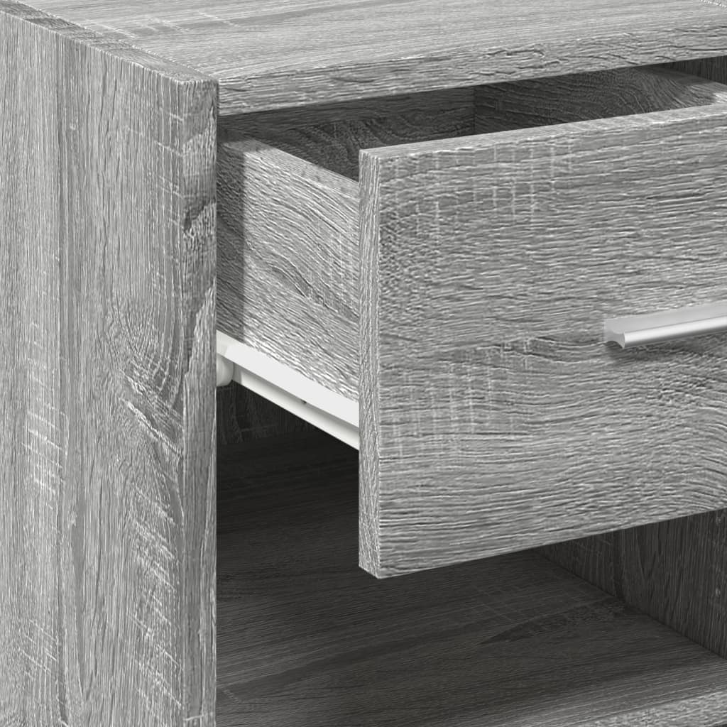Ντουλάπι Γκρι Sonoma 50x42,5x93 εκ. από Επεξεργασμένο Ξύλο