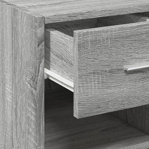Ντουλάπι Γκρι Sonoma 50x42,5x93 εκ. από Επεξεργασμένο Ξύλο