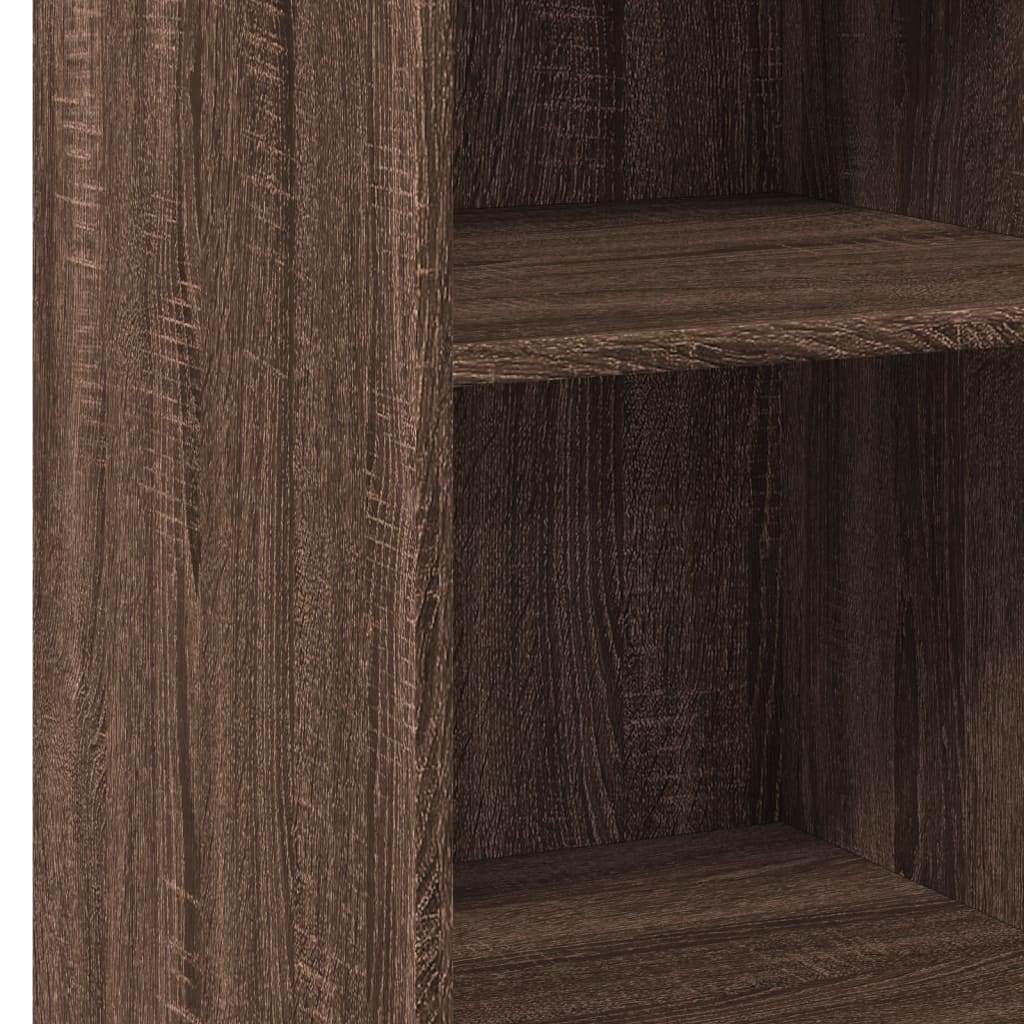 Μπουφές Καφέ Δρυς 40x41x93 εκ. από Επεξεργασμένο Ξύλο