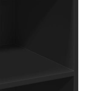 Συρταριέρα Μαύρη 70x41x93 εκ. από Επεξεργασμένο Ξύλο