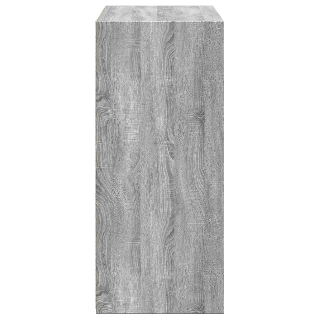 Ντουλάπι Γκρι Sonoma 70x41x93 εκ. από Επεξεργασμένο Ξύλο