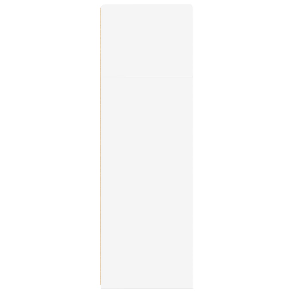 Ντουλάπι Λευκό 30x41x124 εκ. από Επεξεργασμένο Ξύλο - Pakobazaar