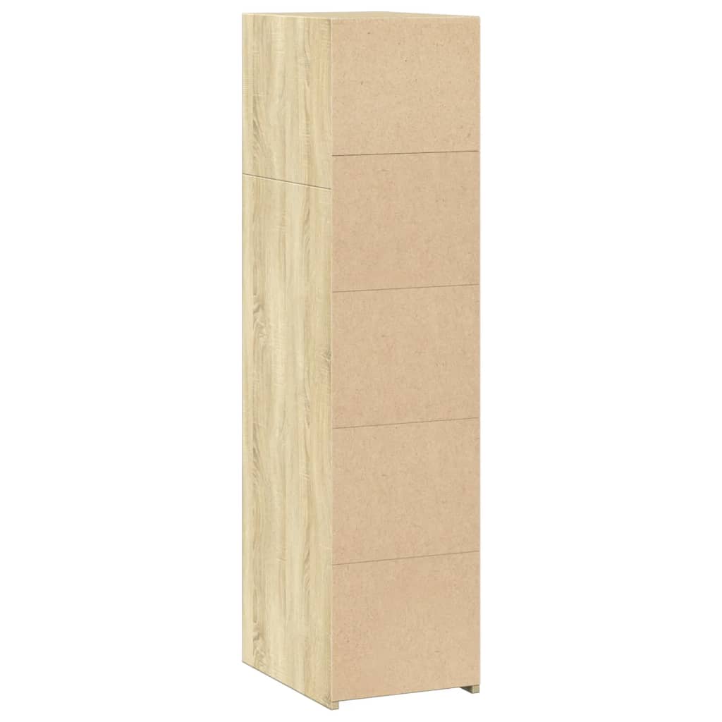 Ντουλάπι Sonoma Δρυς 30x41x124 εκ. από Επεξεργασμένο Ξύλο - Pakobazaar