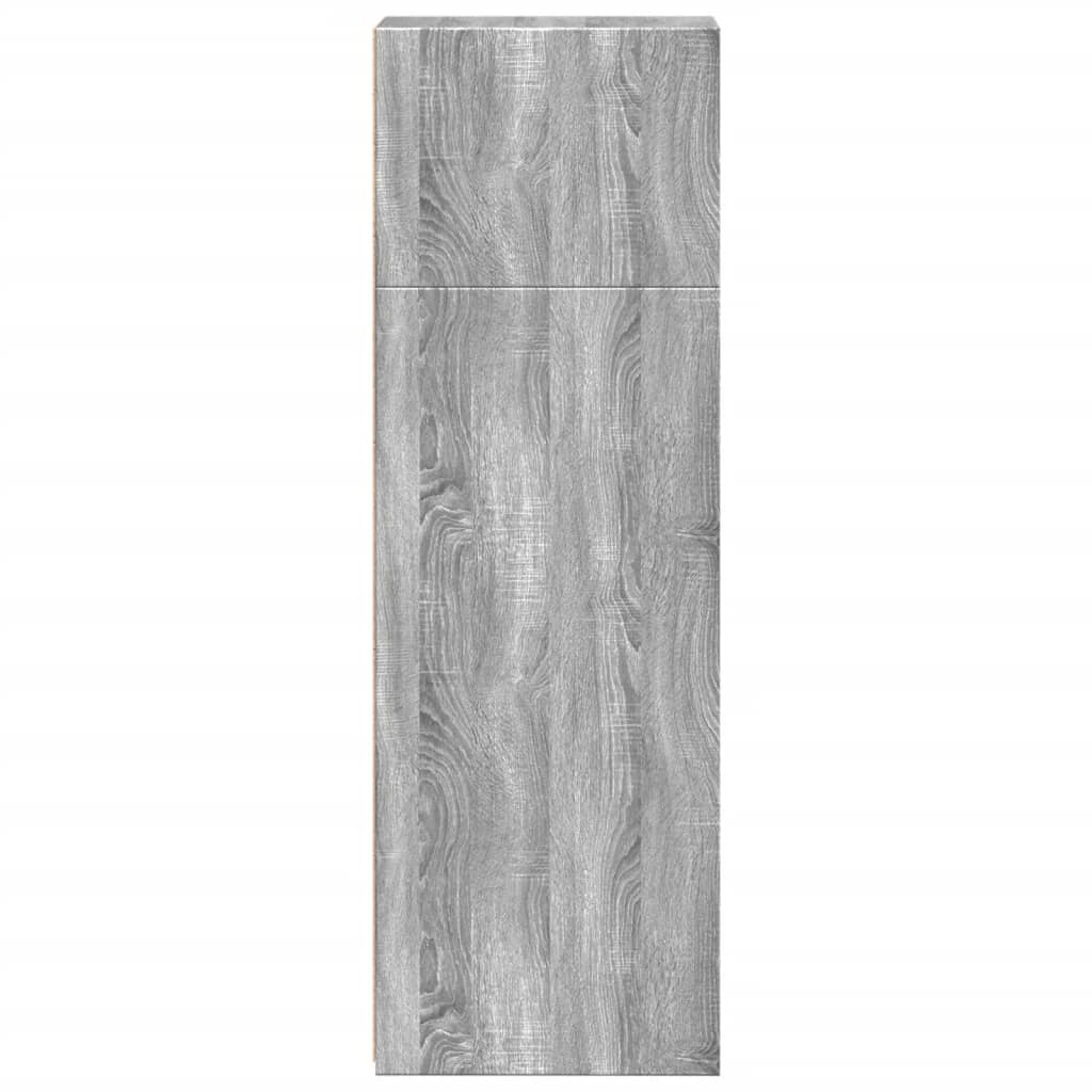 Ντουλάπι Γκρι Sonoma 30x41x124 εκ. από Επεξεργασμένο Ξύλο