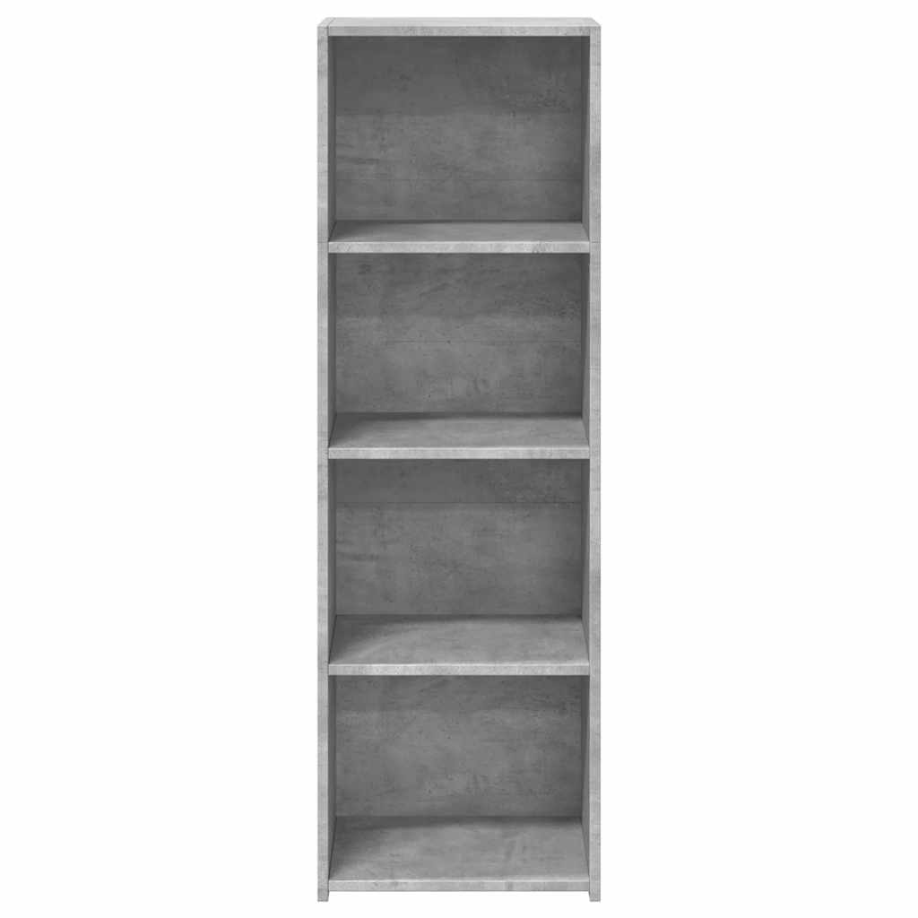 Ντουλάπι Γκρι Σκυροδέματος 40x41x124 εκ. από Επεξεργασμένο Ξύλο - Pakobazaar
