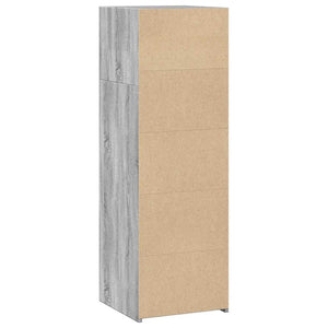 Ντουλάπι Γκρι Sonoma 40x41x124 εκ. από Επεξεργασμένο Ξύλο
