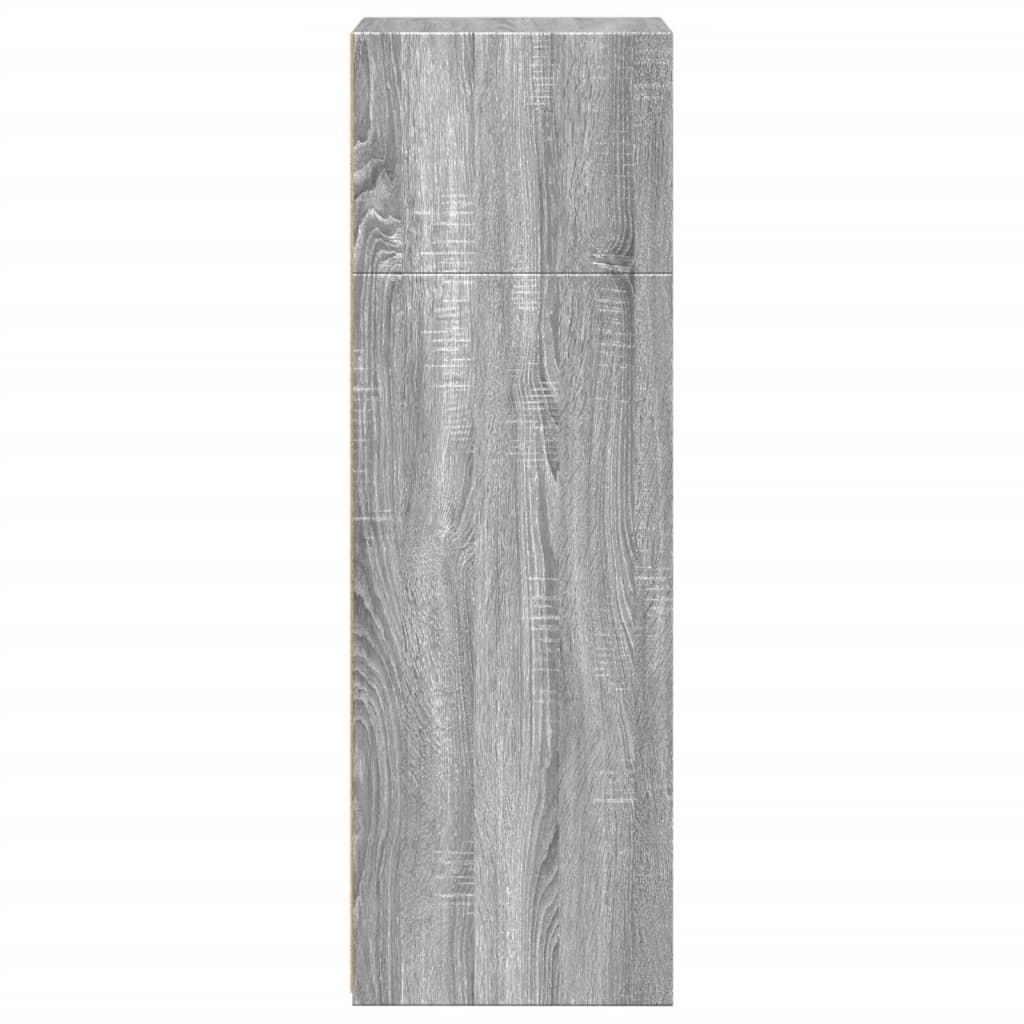 Ντουλάπι Γκρι Sonoma 45x41x124 εκ. από Επεξεργασμένο Ξύλο