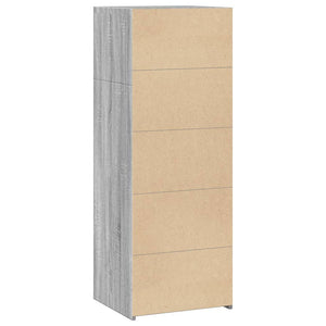 Ντουλάπι Γκρι Sonoma 45x41x124 εκ. από Επεξεργασμένο Ξύλο
