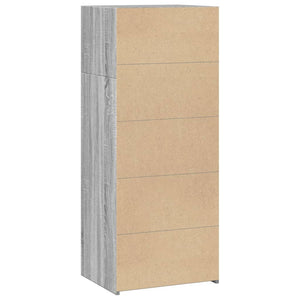 Ντουλάπι Γκρι Sonoma 50x41x124 εκ. από Επεξεργασμένο Ξύλο