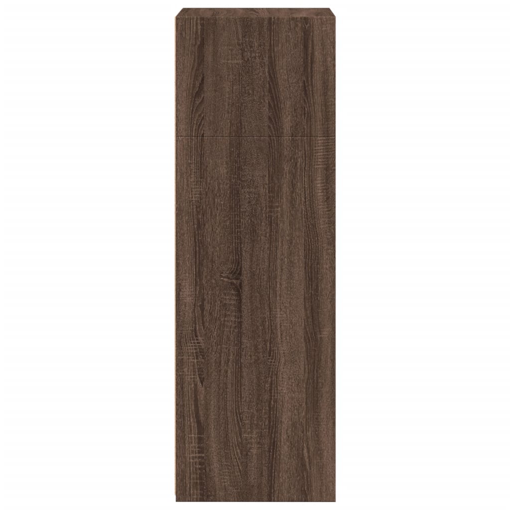 Ντουλάπι Καφέ Δρυς 50x41x124 εκ. από Επεξεργασμένο Ξύλο