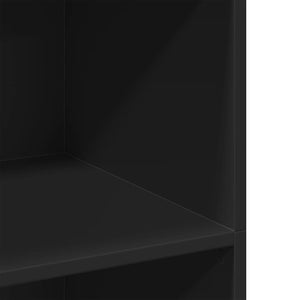 Ντουλάπι Μαύρο 70x41x124 εκ. από Επεξεργασμένο Ξύλο