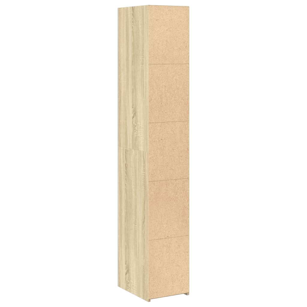 Ντουλάπι Sonoma δρυς 30x41x185 εκ. από Επεξεργασμένο Ξύλο - Pakobazaar