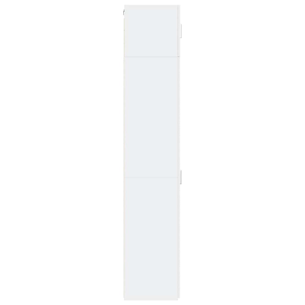 Ντουλάπι Αποθήκευσης Στενό Λευκό 30x42,5x225 εκ. Επεξεργ. Ξύλο - Pakobazaar