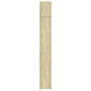 Ντουλάπι Αποθήκευσης Στενό Δρυς 30x42,5x225 εκ. Επεξεργ. Ξύλο - Pakobazaar