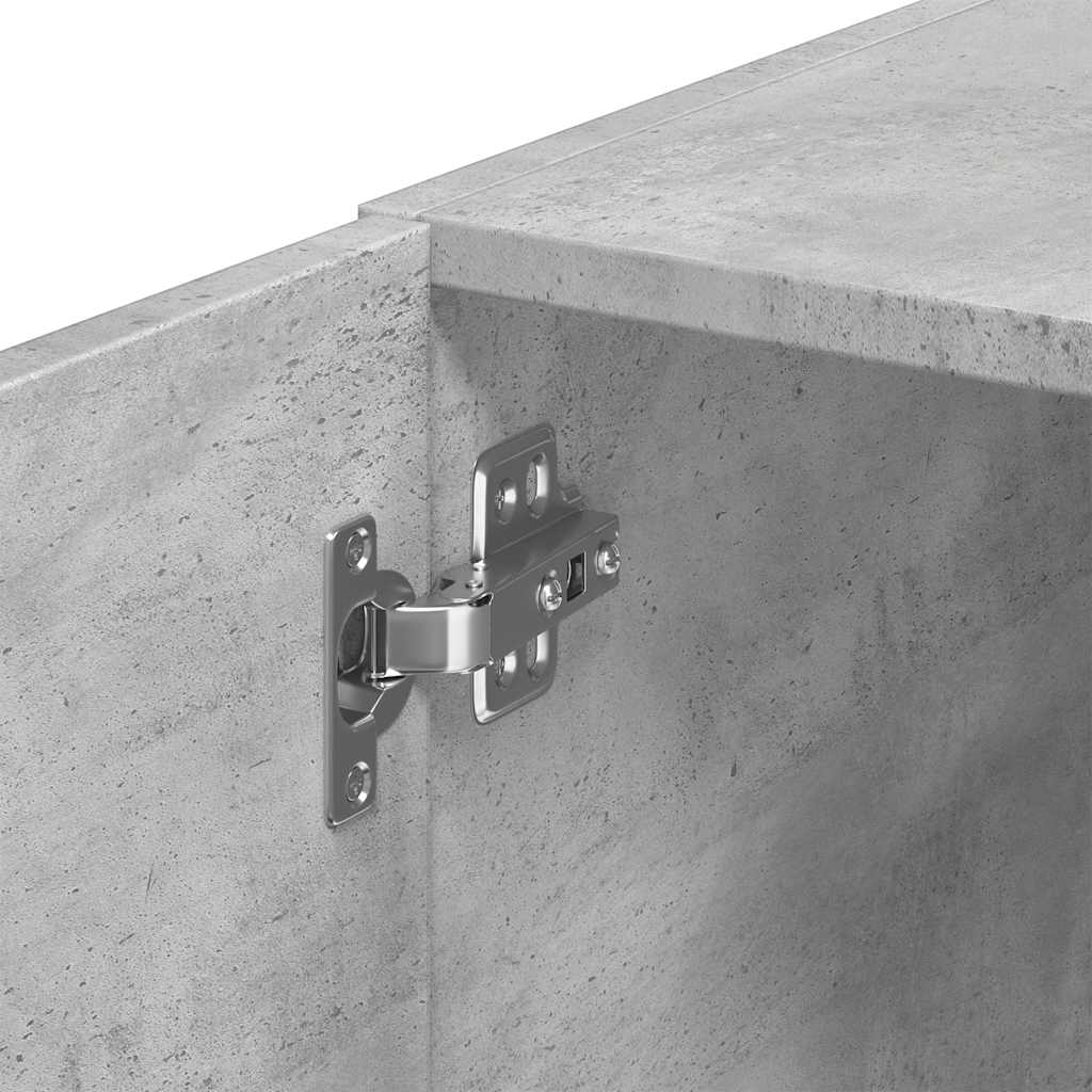 Ντουλάπι Αποθήκευσης Στενό Γκρι 30x42,5x225 εκ. Επεξεργ. Ξύλο