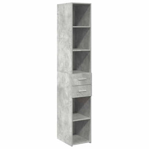 Ντουλάπι Αποθήκευσης Στενό Γκρι 30x42,5x225 εκ. Επεξεργ. Ξύλο - Pakobazaar