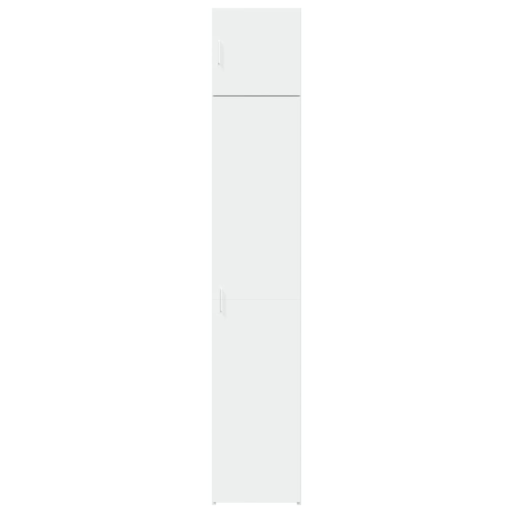 Ντουλάπι Αποθήκευσης Στενό Λευκό 40x42,5x225 εκ. Επεξεργ. Ξύλο - Pakobazaar