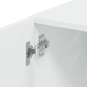 Ντουλάπι Αποθήκευσης Στενό Λευκό 40x42,5x225 εκ. Επεξεργ. Ξύλο - Pakobazaar