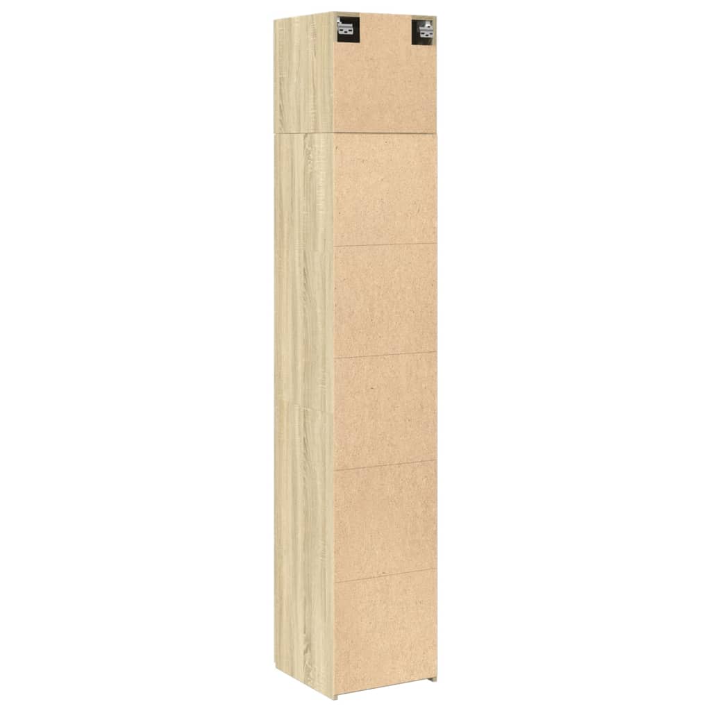 Ντουλάπι Αποθήκευσης Στενό Δρυς 40x42,5x225 εκ. Επεξεργ. Ξύλο - Pakobazaar