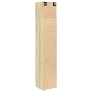 Ντουλάπι Αποθήκευσης Στενό Δρυς 40x42,5x225 εκ. Επεξεργ. Ξύλο - Pakobazaar