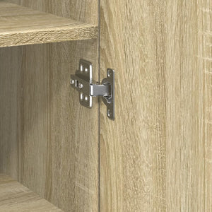 Ντουλάπι Αποθήκευσης Στενό Δρυς 40x42,5x225 εκ. Επεξεργ. Ξύλο - Pakobazaar