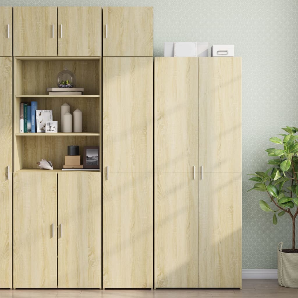 Ντουλάπι Αποθήκευσης Στενό Δρυς 40x42,5x225 εκ. Επεξεργ. Ξύλο - Pakobazaar