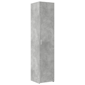 Ντουλάπι Αποθήκευσης Στενό Γκρι 40x42,5x225 εκ. Επεξεργ. Ξύλο - Pakobazaar