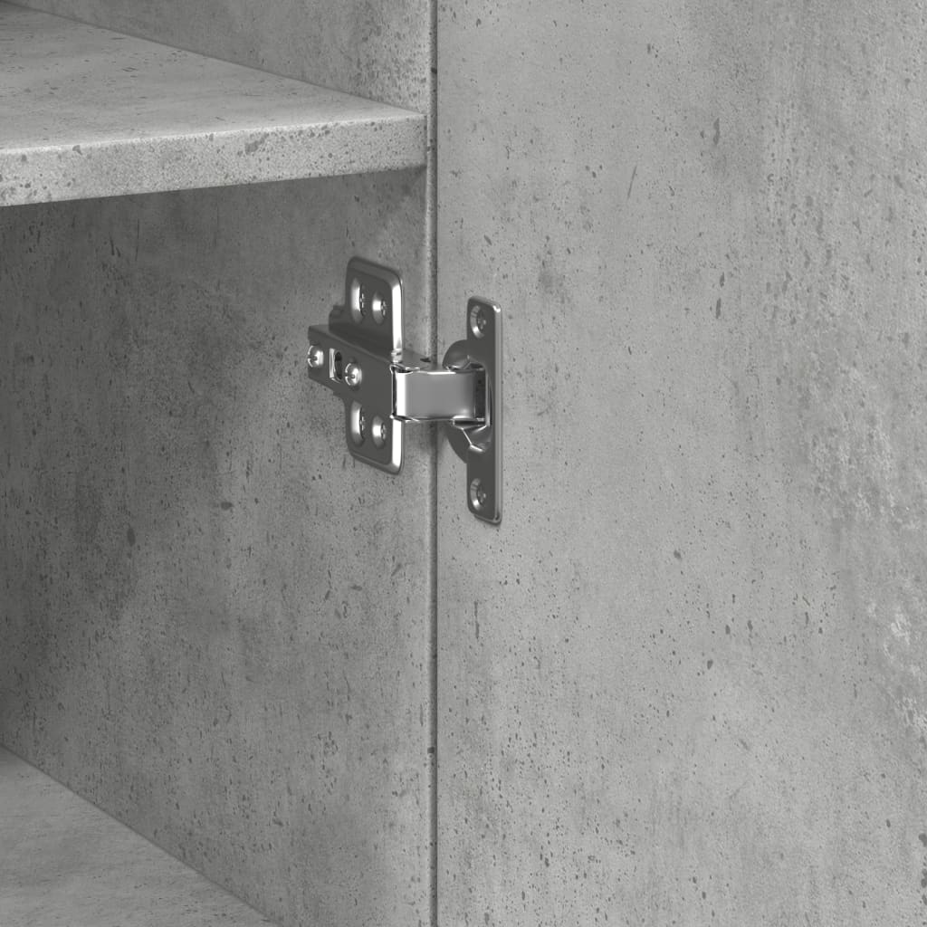 Ντουλάπι Αποθήκευσης Στενό Γκρι 40x42,5x225 εκ. Επεξεργ. Ξύλο - Pakobazaar