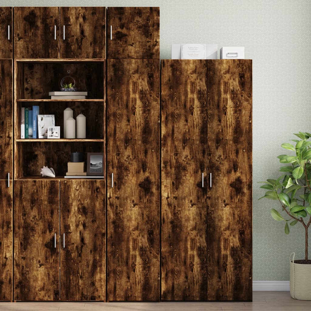 Ντουλάπι Αποθήκευσης Στενό Δρυς 40x42,5x225 εκ. Επεξεργ. Ξύλο - Pakobazaar