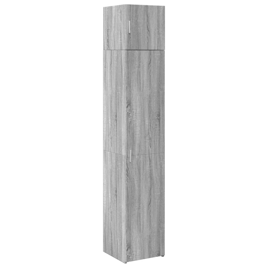 Ντουλάπι Αποθήκευσης Στενό Δρυς 40x42,5x225 εκ. Επεξεργ. Ξύλο