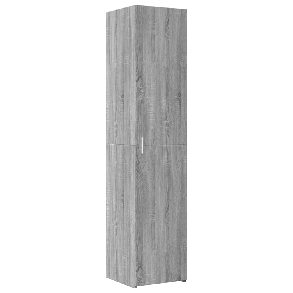 Ντουλάπι Αποθήκευσης Στενό Δρυς 40x42,5x225 εκ. Επεξεργ. Ξύλο