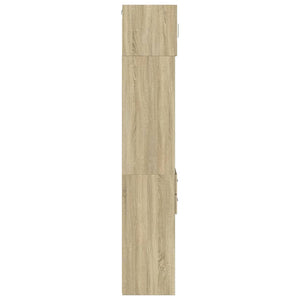 Ντουλάπι Αποθήκευσης Στενό Δρυς 40x42,5x225 εκ. Επεξεργ. Ξύλο