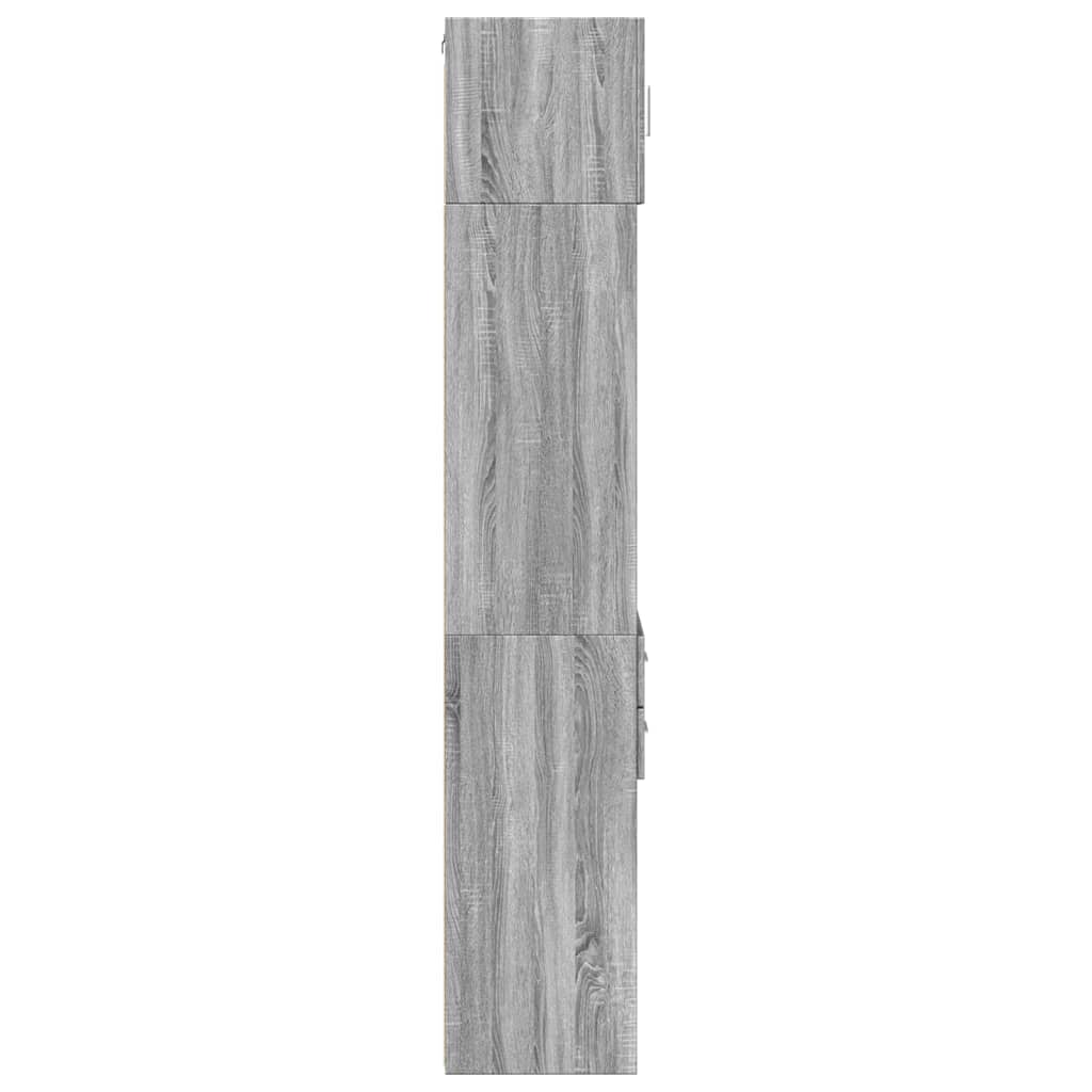 Ντουλάπι Αποθήκευσης Στενό Δρυς 40x42,5x225 εκ. Επεξεργ. Ξύλο