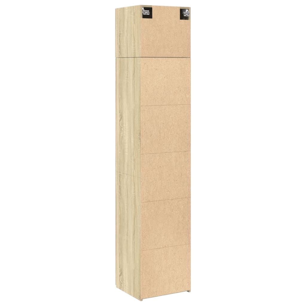 Ντουλάπι Αποθήκευσης Στενό Δρυς 45x42,5x225 εκ. Επεξεργ. Ξύλο - Pakobazaar