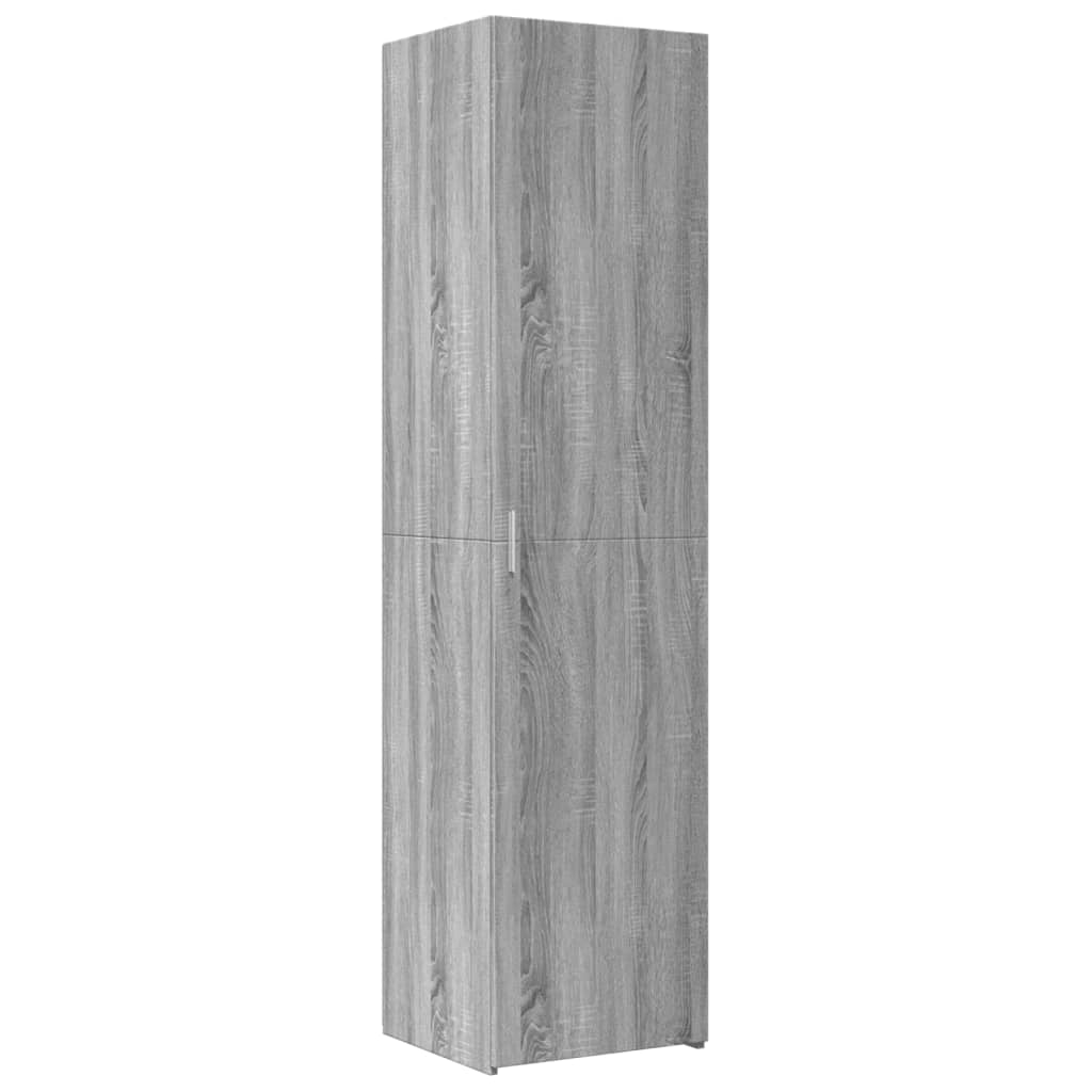Ντουλάπι Αποθήκευσης Στενό Δρυς 45x42,5x225 εκ. Επεξεργ. Ξύλο
