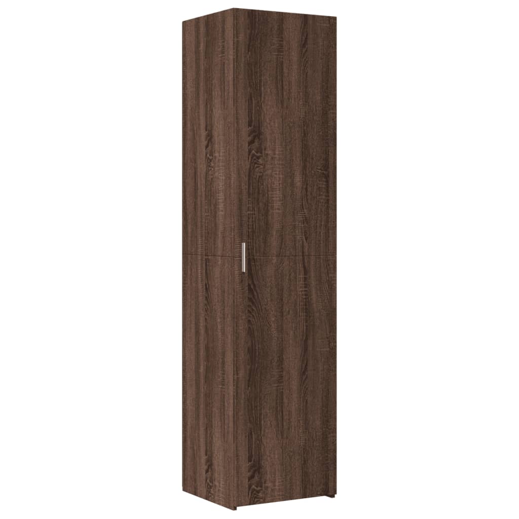 Ντουλάπι Αποθήκευσης Στενό Δρυς 45x42,5x225 εκ. Επεξεργ. Ξύλο