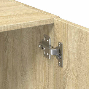 Ντουλάπι Αποθήκευσης Στενό Δρυς 50x42,5x225 εκ. Επεξεργ. Ξύλο